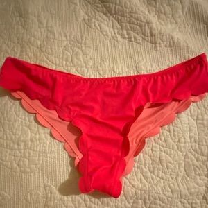 scalloped bikini bottom